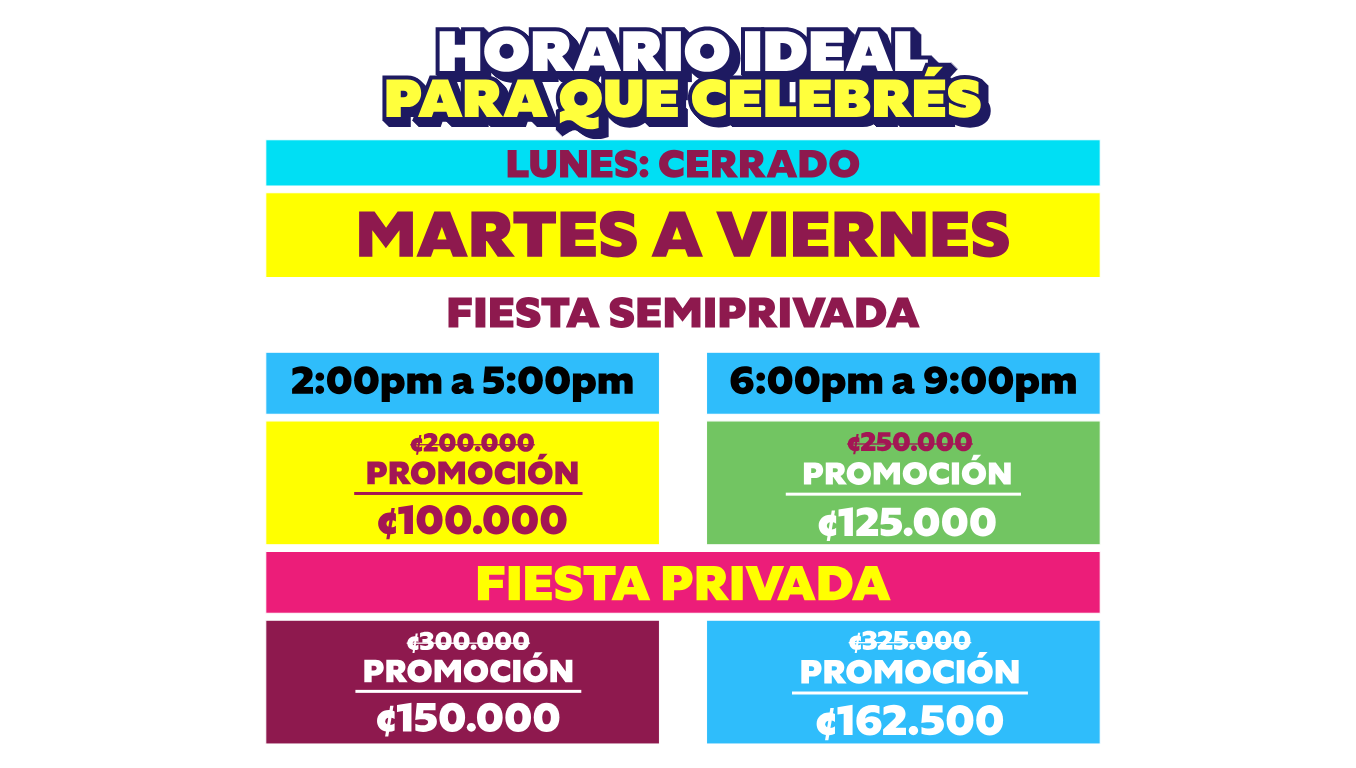Fiesta privada - semana